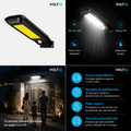 VOLTIQ WallSolar — Lámpara Solar 210 LED con Sensor de Movimiento para Exterior