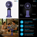 VOLTIQ AirFlow — Mini Ventilador Portátil Recargable USB