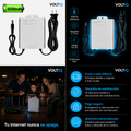 VOLTIQ PowerModem — Mini UPS 6500 mAh para Módem y Router